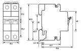 DOEPKE Leitungsschutzschalter UC B 13A DLS 6I B13-2 10KA 2p 400V 2TE 50Hz IP20