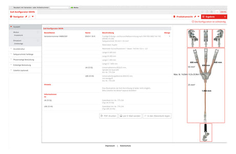 DEHN SE EuK-Garnitur voll_iso 26,5kA EKV3+1 95 R VRAB9WB 95qmmSeil 35qmmErd