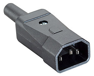 BACHMANN Kaltgerätesteck Kst IP20 ger sw 915.171 Schraubkl f.Schutzk.Stift