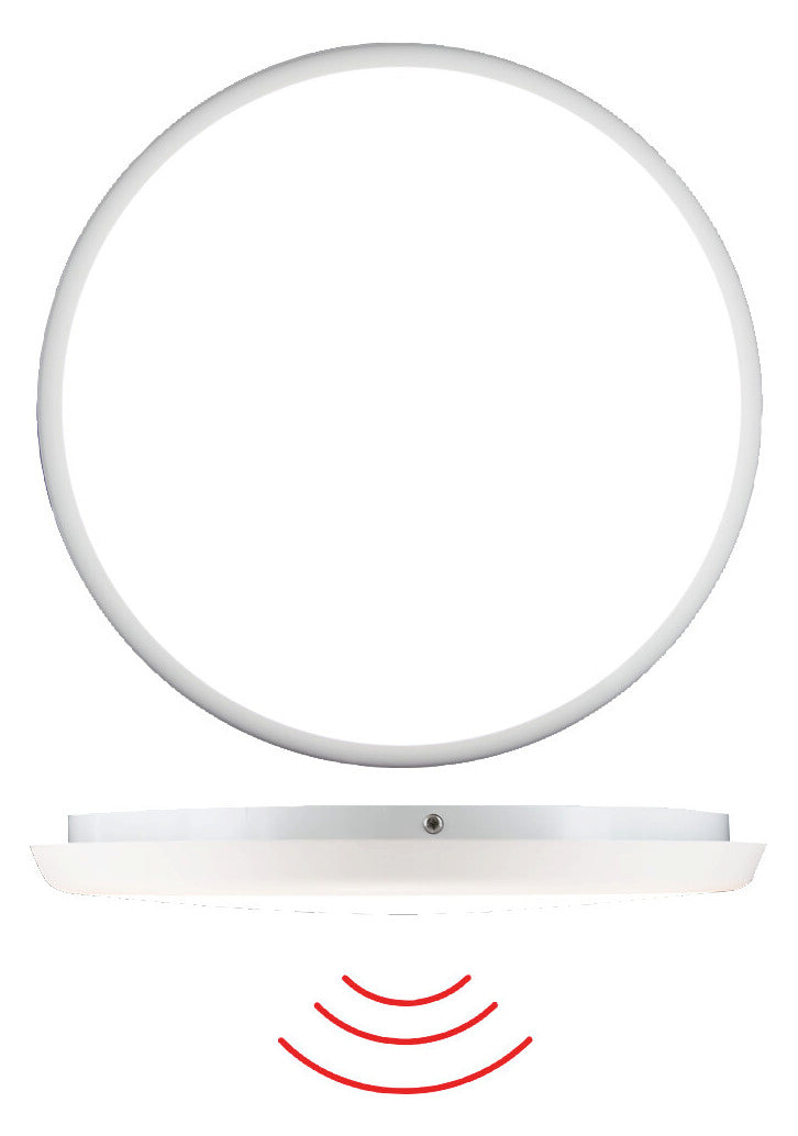 BEG LED-Sensorleuchte 25W 4000K 2100lm AL8-25-300-LEDN-HF ws Konv