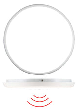 BEG LED-Sensorleuchte 25W 4000K 2100lm AL8-25-300-LEDN-HF ws Konv