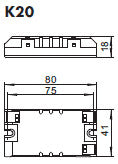 HOUBEN Vorschaltgerät 18W elektr f.T8 MW 188665 f.TC-F f.TC-L