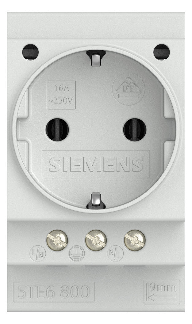 SIEMENS Steckdose REG 230V/AC 16A 2,5TE 5TE6800 58mm IP20