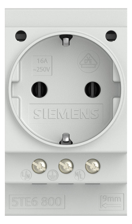 SIEMENS Steckdose REG 230V/AC 16A 2,5TE 5TE6800 58mm IP20