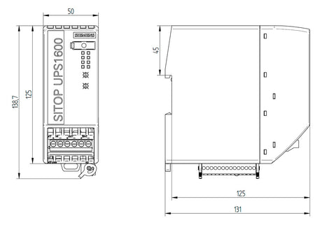 SIEMENS USV REG 240VA 24V 50x125x125mm 6EP4134-3AB00-1AY0