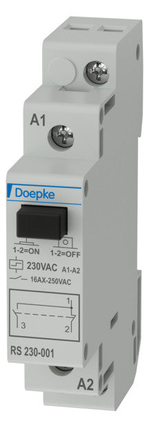 DOEPKE Stromstoßschalter 230VAC 1TE 16A RS 230-001 230V REG mech.Schalt