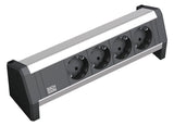 BACHMANN Steckdosenleiste 4f sw 35° IP20 DESK 339.1000