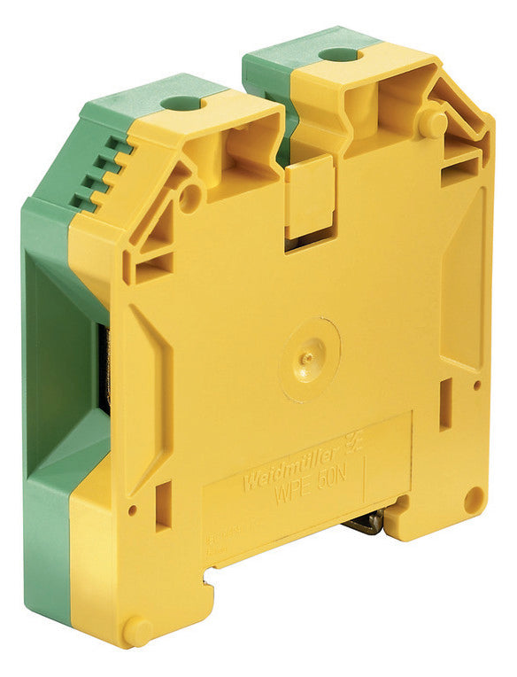 WEIDMÜLLER Schutzleiter-Reihenklemme WPE 50N 10-16qmm gn/ge 1Etage TS35