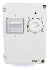 DEVI Allzweckthermostat ws 1W AP IP44 230V DEVIreg 610