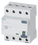 SIEMENS FI-Schutzschalter F 4p 440V 40A 5SV3344-3 0,03A sel 4TE REG 10kA