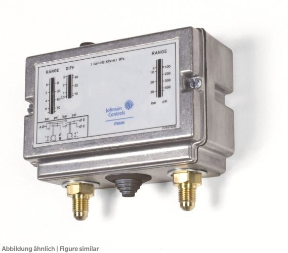 Pressostat Johnson P78LCW-9800 DWK/DWK ND-Wächter -0,5/7, HD-Wächt.3/30, löt
