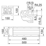 GEWISS LED-Trafo 970W DALI IP66 stat SMART PRO VERSORGUNGSEIN.  DALI 3x2M Met