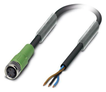 PHOENIX Sensor-Aktorkabel 3p 3m M8 ger SAC-3P- 3,0-PUR/M 8FS Female fr.Ende