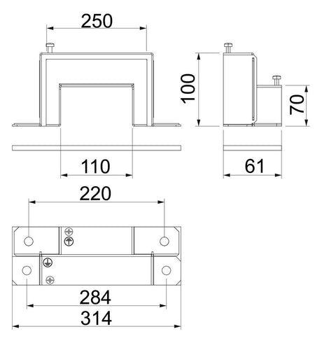 BETTERMANN Kupplung BS-K I120 vz ws BSKM-RE 1025 FS 254x105mm