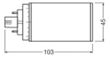 LEDVANCE LED-Röhrenlampe G24q-1 6W 3000K DULUX LED T/E13 HF & AC MAINS V 6W ws F