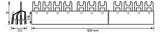 DOEPKE Phasenschiene 4ph 17,5mm 1mm 130A GM.4.56.130/16 16qmm Gabel isol