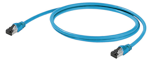 WEIDMÜLLER Patchkabel Cat5 SF/UTP IP30 IE-C5ES8VB0010N40N40-B-K6KV 1m bl RJ45