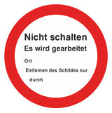 CIMCO Hinweis-Schild Kst mehrf 182742 Hinweistext
