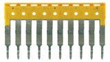 WEIDMÜLLER Querverbinder 10p ge steckb ZQV 2.5/10 isol 24A m.Berühr.schutz