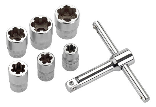 CIMCO Steckschlüssel-Satz 7tlg Box 113160 9,6mm(3/8)