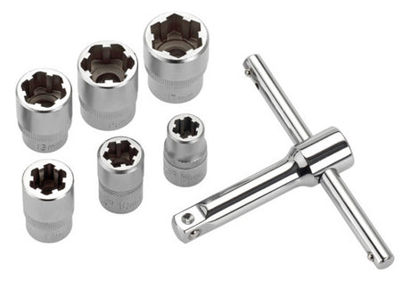 CIMCO Steckschlüssel-Satz 7tlg Box 113160 9,6mm(3/8)
