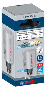 BOSCH-EW Lochsäge  33mm T44mm Sechskant LOCHSÄGE f.Gips Holz