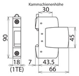 DEHN SE Überspannungsableiter 230VAC 1TE DG S 275 Netzform-/TN-C/TN-C-S/TN-S/TT