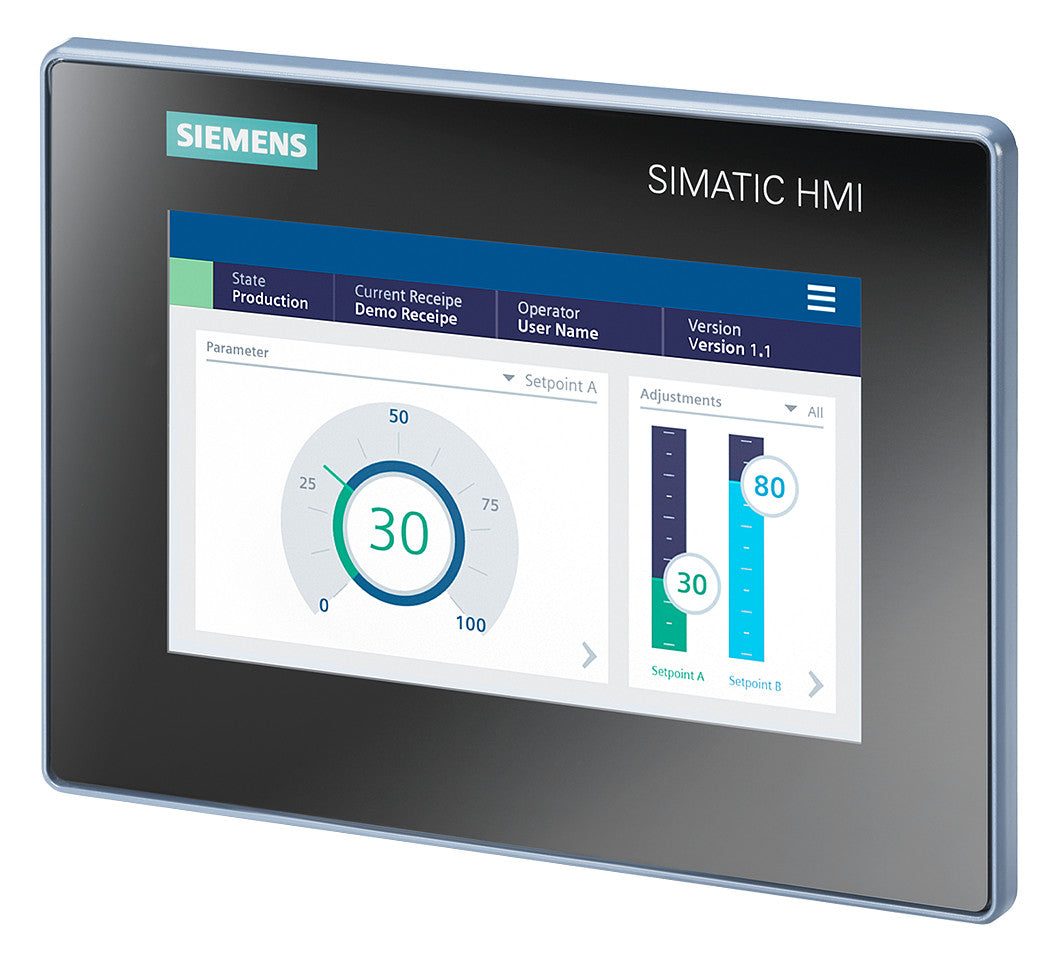 SIEMENS Grafik-Panel m.Farbdisplay DC 6AV2123-3GB32-0AW0 19,2-28,8V 1HW/IE