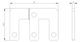 SIEMENS Verdrahtungsset LS 3p 3RT1956-4BA31 Stern-Punkt-Brücken