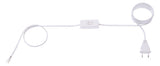 BACHMANN Netzanschlussleitung 1,8m 2,5A 211.174 2x0,75qmm sw IP20 Aderendh PVC