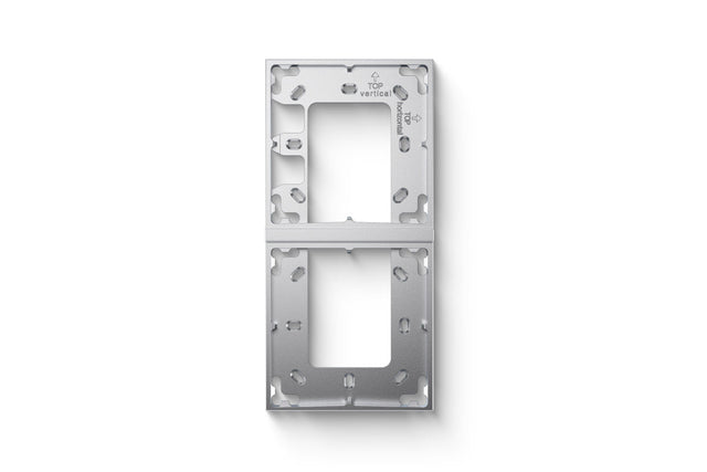 Montagerahmen 2 Fach Silber
