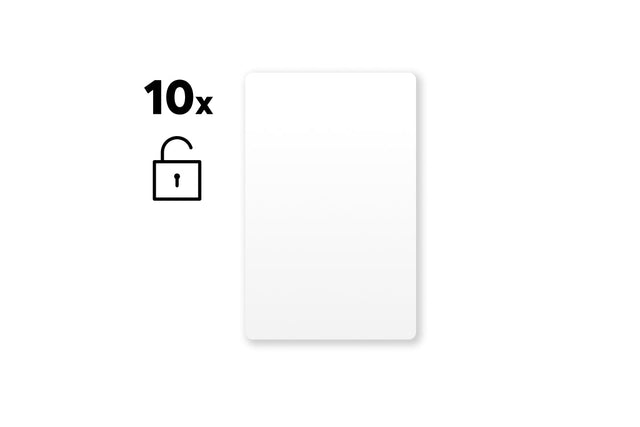Unverschluesselte Nfc Smart Cards Weiss Se