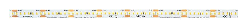 DOTLUX LED-Streifen 96W 10mm 4000K IP20 5m-Rolle inkl. 50cm Anschlusskabel beidseitig