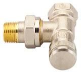 Rücklaufverschraubung RLV 15 R 1/2, Eck, vernickelt
