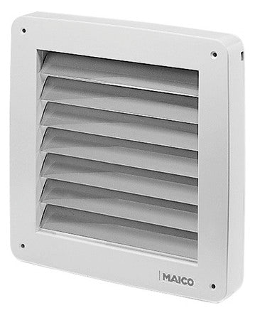 MAICO Wand-Jalousieklappe Kst 370x370mm BK 25  250mm ausblas Mit Einbaurahmen