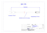 BACHMANN Netzanschlussleitung 1,5m 2,5A 251.173 2x0,75qmm sw IP20 Euro-Steck