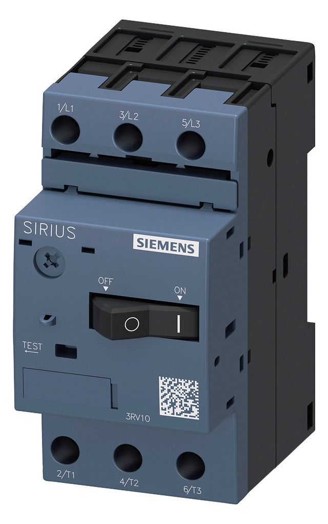 SIEMENS Motorschutzschalter 3p 2,8-4A 3RV1011-1EA10 4A/Iu 690V Einb IP20