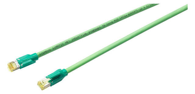 SIEMENS LAN-Kabel Cat6A hfr 4x2x0,5 gn 6XV1870-3RH60 Polyolefine Farbe Folie