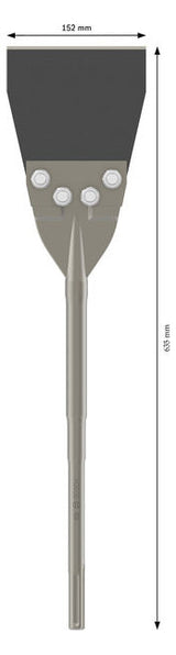 BOSCH-EW Maschinenmeißel spat SDSmax SPATMEISSEL 152x635mm