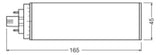 LEDVANCE LED-Röhrenlampe GX24q-4 20W ws DULUX LED T/E42 HF & AC MAINS V 20W 4000
