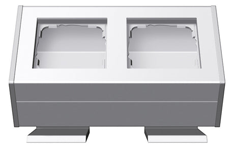 GIRA Gehäuse AP 2f Metall rws AP-Geh Profil 55 119227 IP21
