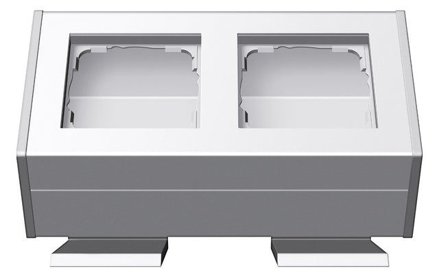 GIRA Gehäuse AP 2f Metall rws AP-Geh Profil 55 119227 IP21