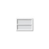 SIEDLE Rahmen-Türstation 6f UP ws alu KR 613-2 W 331x242x15mm