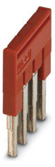 PHOENIX Querverbinder 4p rt steckb isol FBS 4-5 24A m.Berühr.schutz
