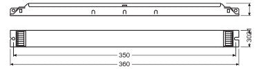 OSRAM LED-Steuerung 32-80W 1550mA 54V Optotronic OTi DALI 80/220...240/1A6 LT2