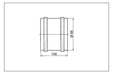 MAICO Kleinraumventilator 100mm 230V UP ECA 11 E 105cbm/h Kst ws IP45 50Hz