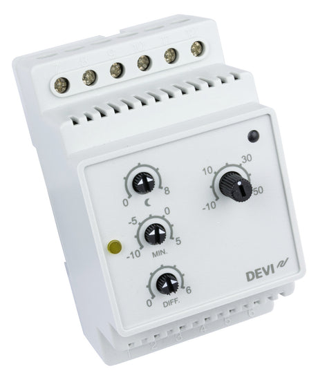 DEVI Temperaturregler analog Fernfühler DEVIreg 316 230V -10-5°C/frost Wechs