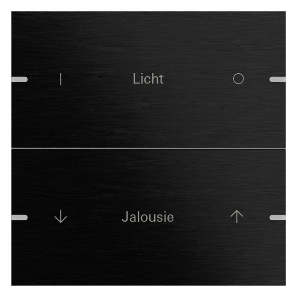 GIRA Tastwippe KNX sw Metall Alu 2f 5032126