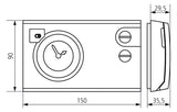 THEBEN Raumthermostat 230V 6A Wechsler RAMSES 722 IP20