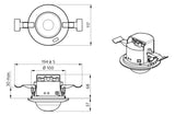 BEG Präsenzmeldersensor UP 0-360° ws PD4-M-2C-DS-DE nicht zutreffend IP20